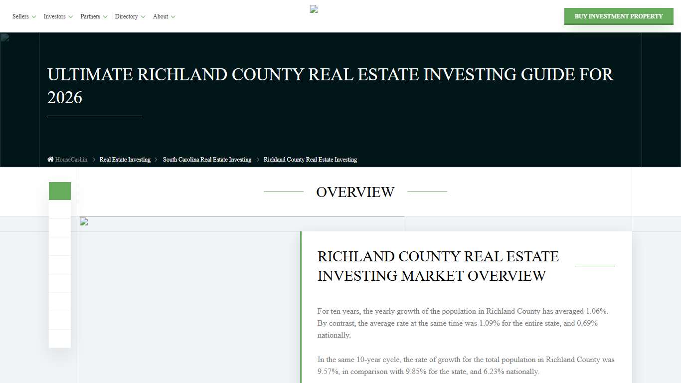 Real Estate Investing in Richland County SC [2026 Analysis] HouseCashin