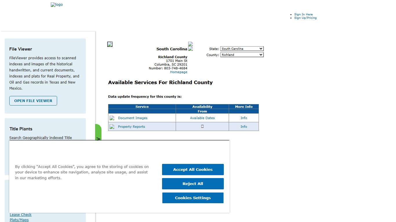 Search Richland County Public Property Records Online CourthouseDirect.com